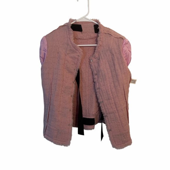 Moschino Cheap and Chic pink and black tweed jacket - Picture 9 of 14